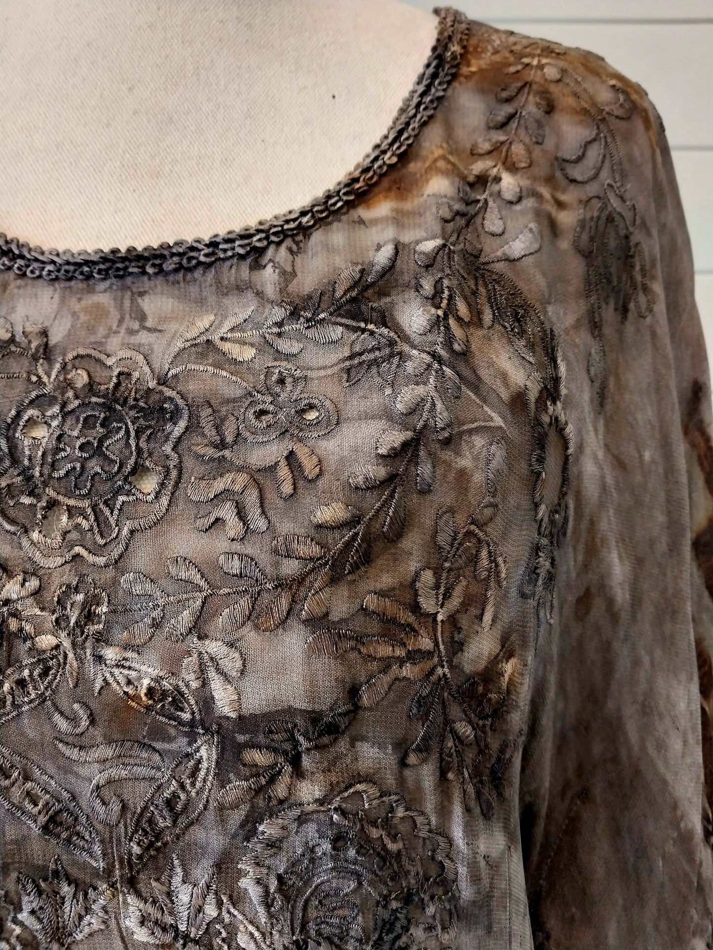 PLT02| Reclaimed Kaftan Top S