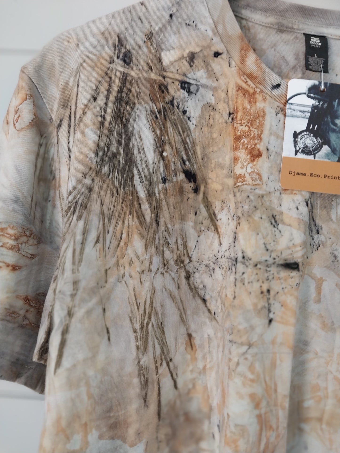 Eco Print T-shirt L