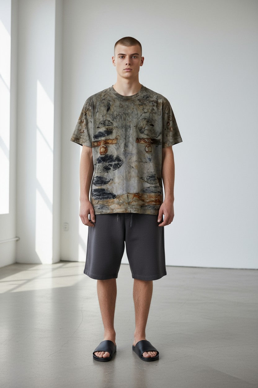 Eco Print T-Shirt S