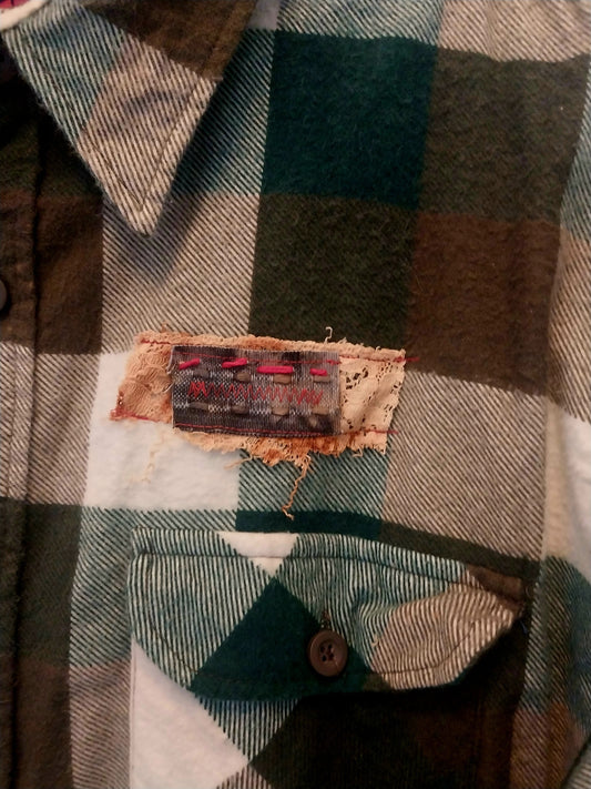 FL02| Reworked Flanno Unisex Shirt XL