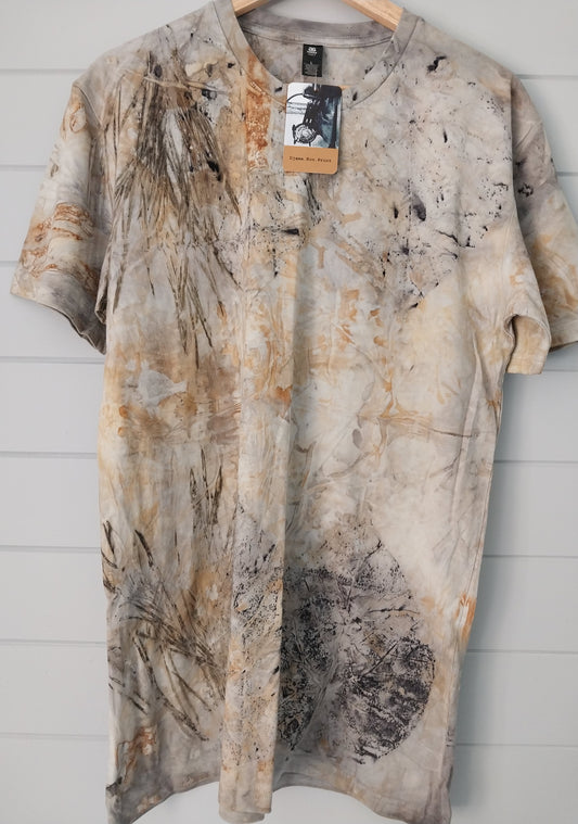 Eco Print T-shirt L