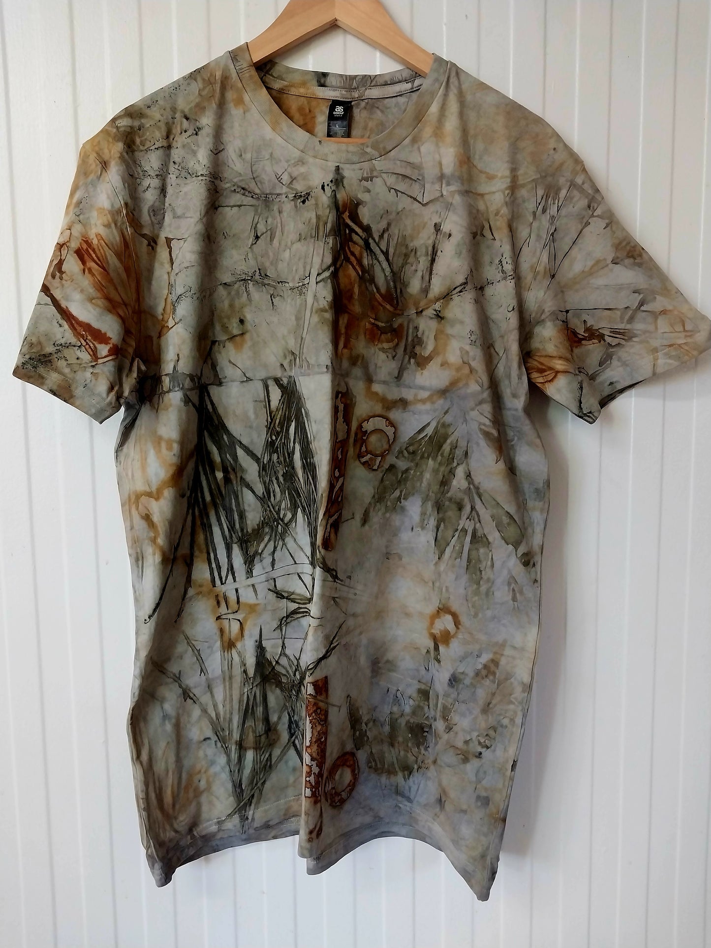 Eco Print T-shirt L