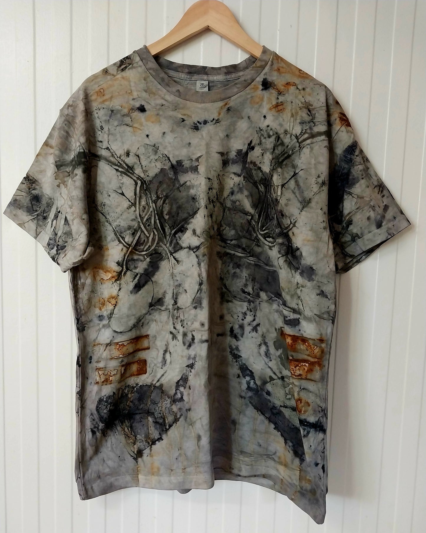 Eco Print T-Shirt L