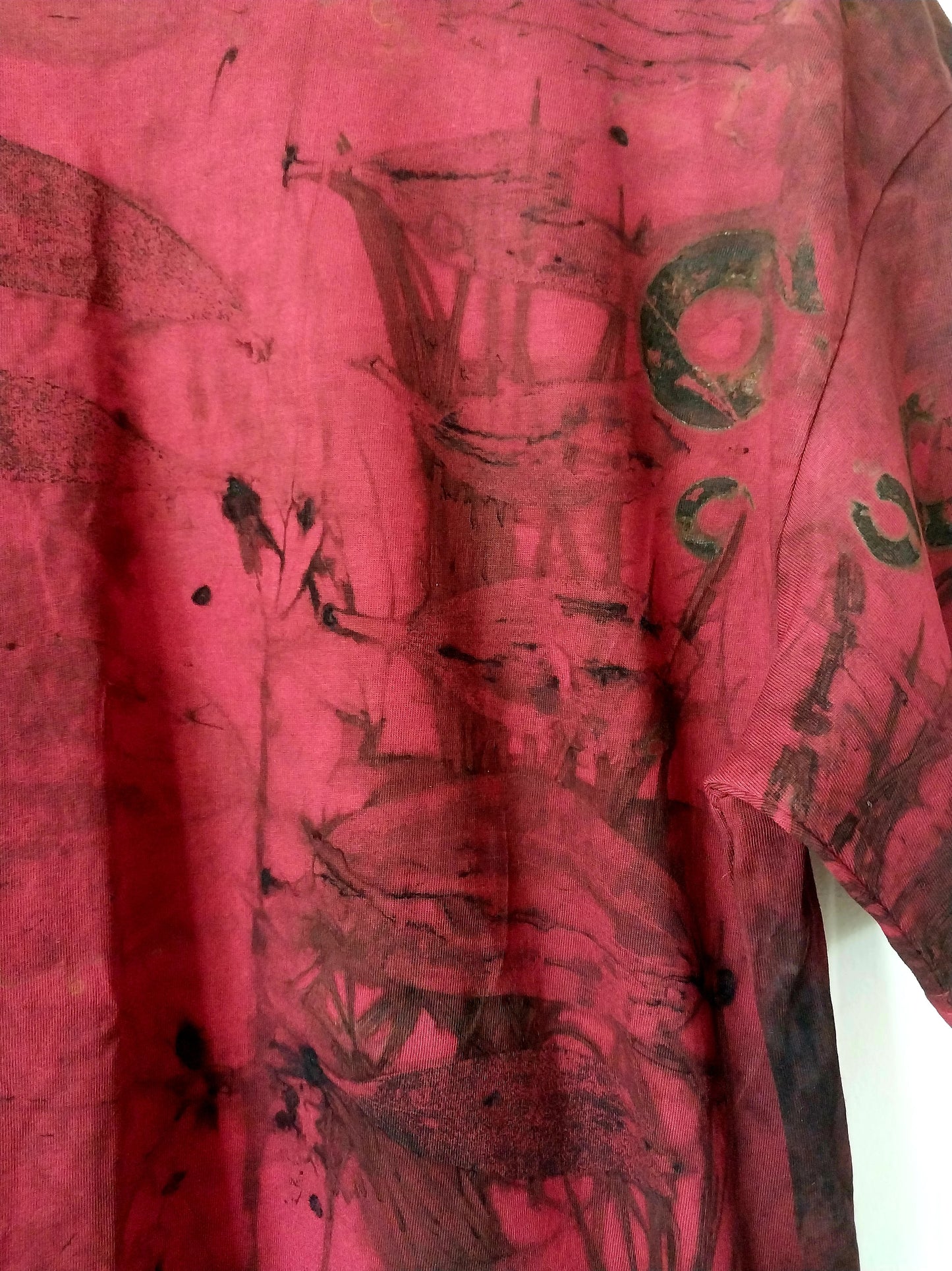 Eco Print T-shirt XL