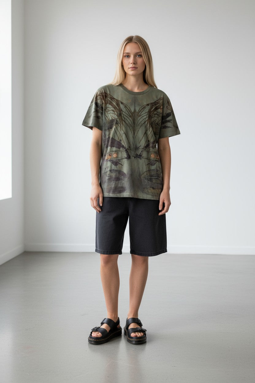 Eco Print T-shirt S