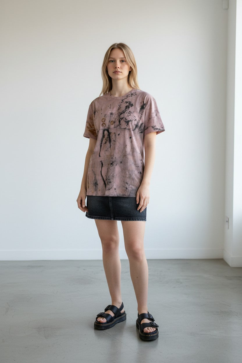 Eco Print T-shirt M