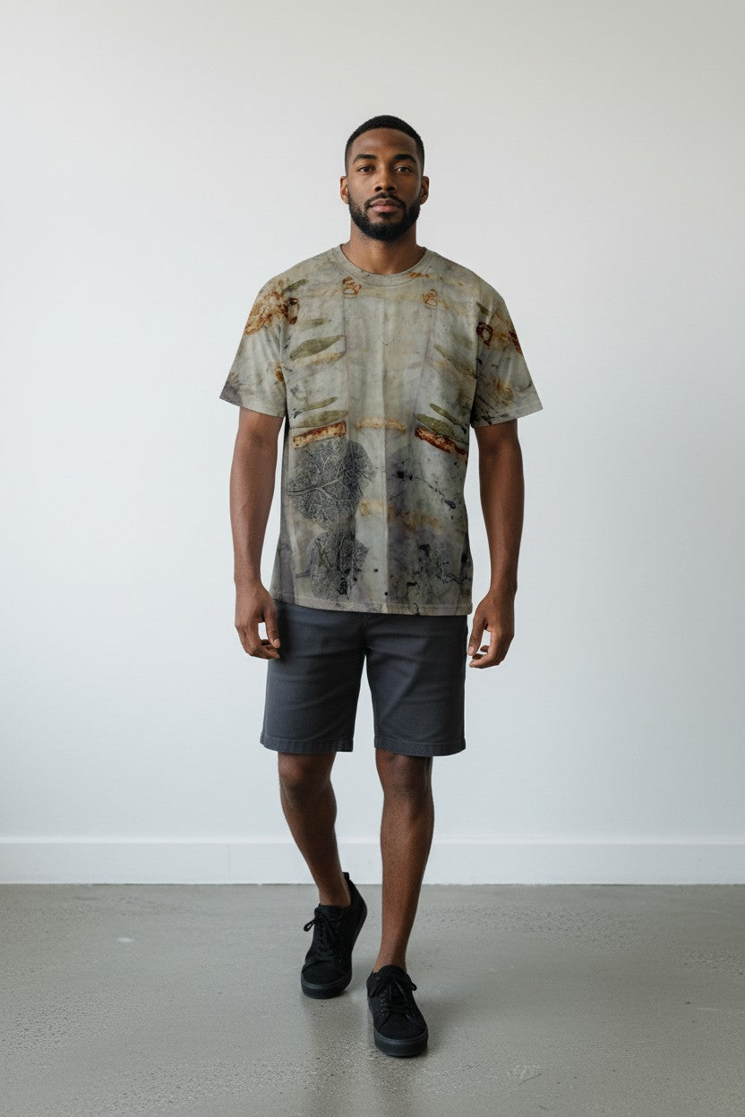 Eco Print T-shirt XL