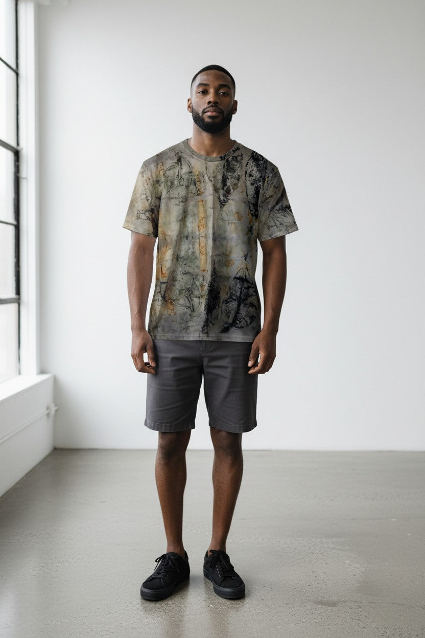 Eco Print T-shirt XL