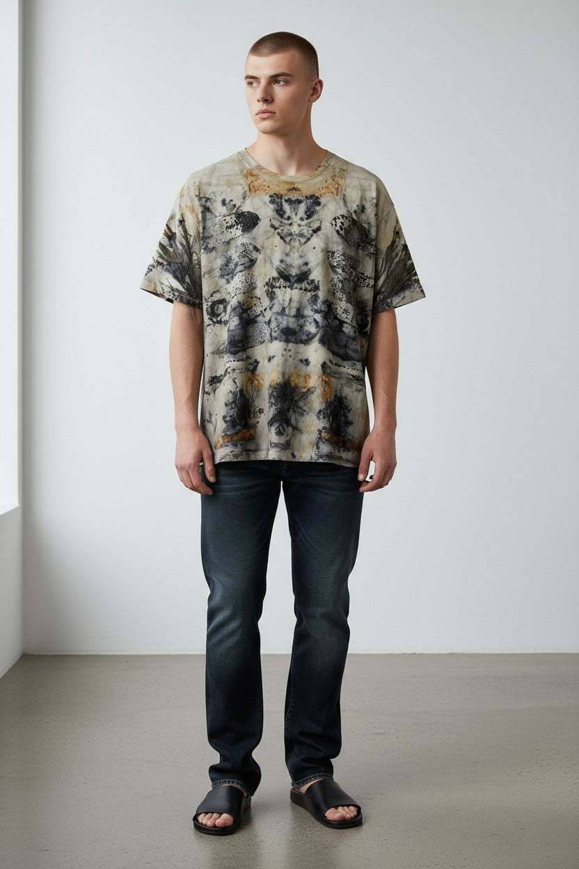 Eco Print T-shirt XL