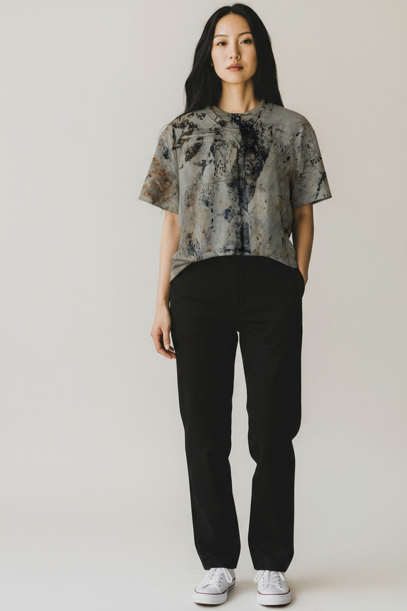 Eco Print T-shirt M