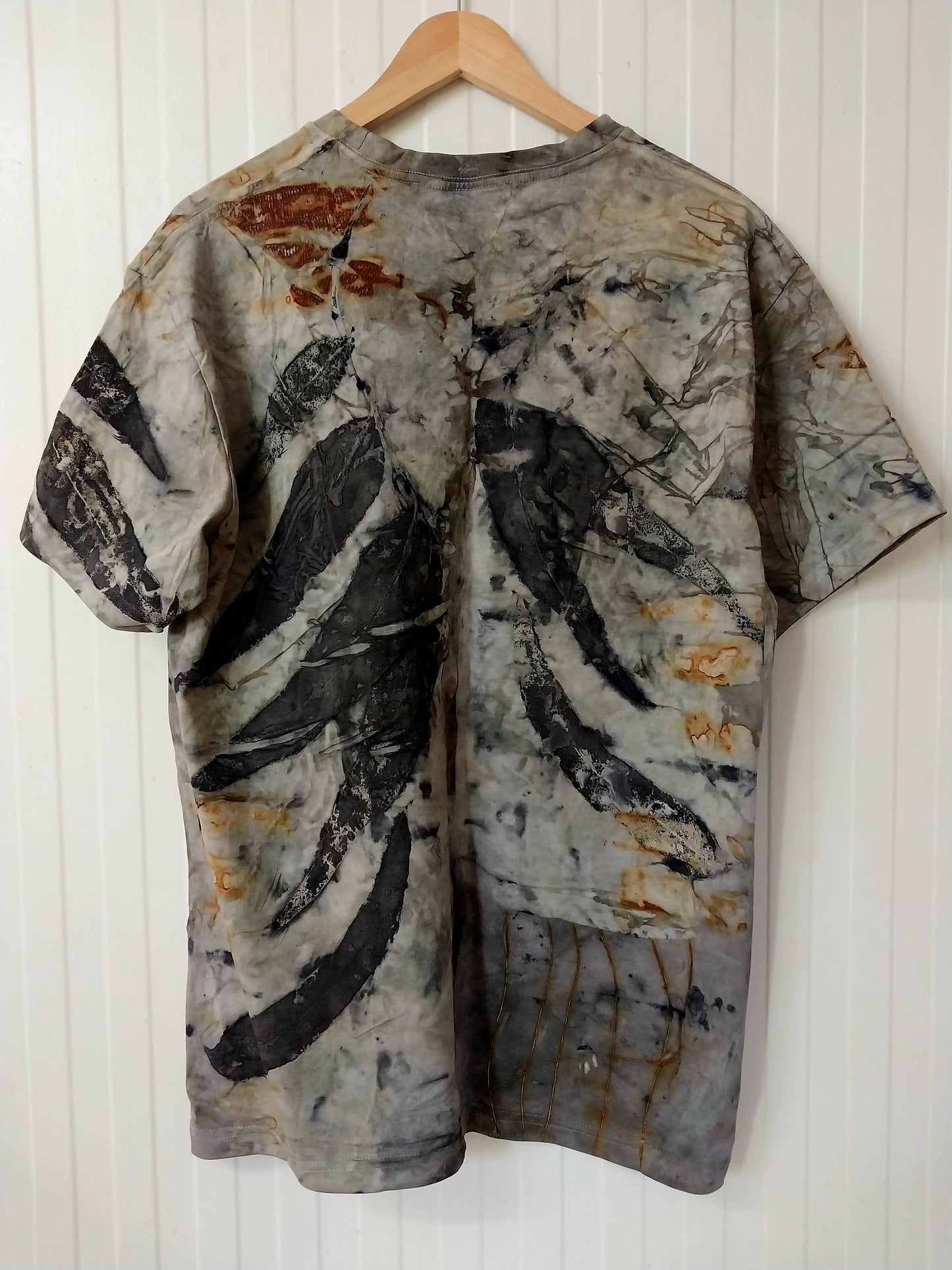 Eco Print T-Shirt L